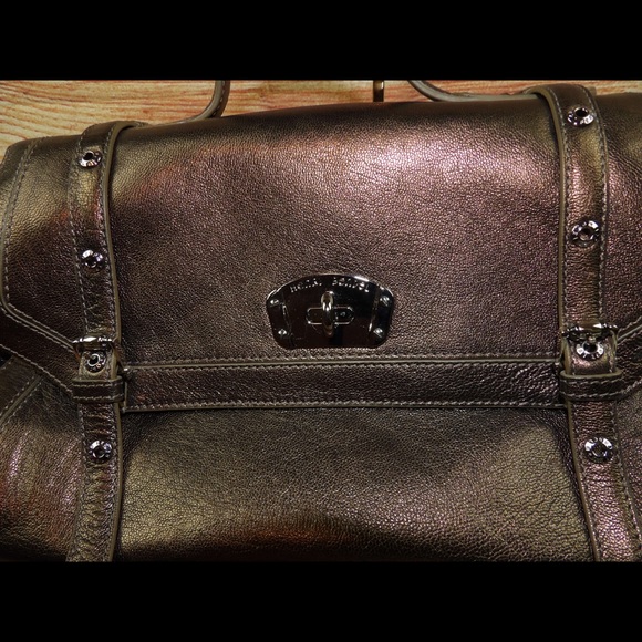 Henri Bendel Bronze metallic leather crossbody - Picture 5 of 5